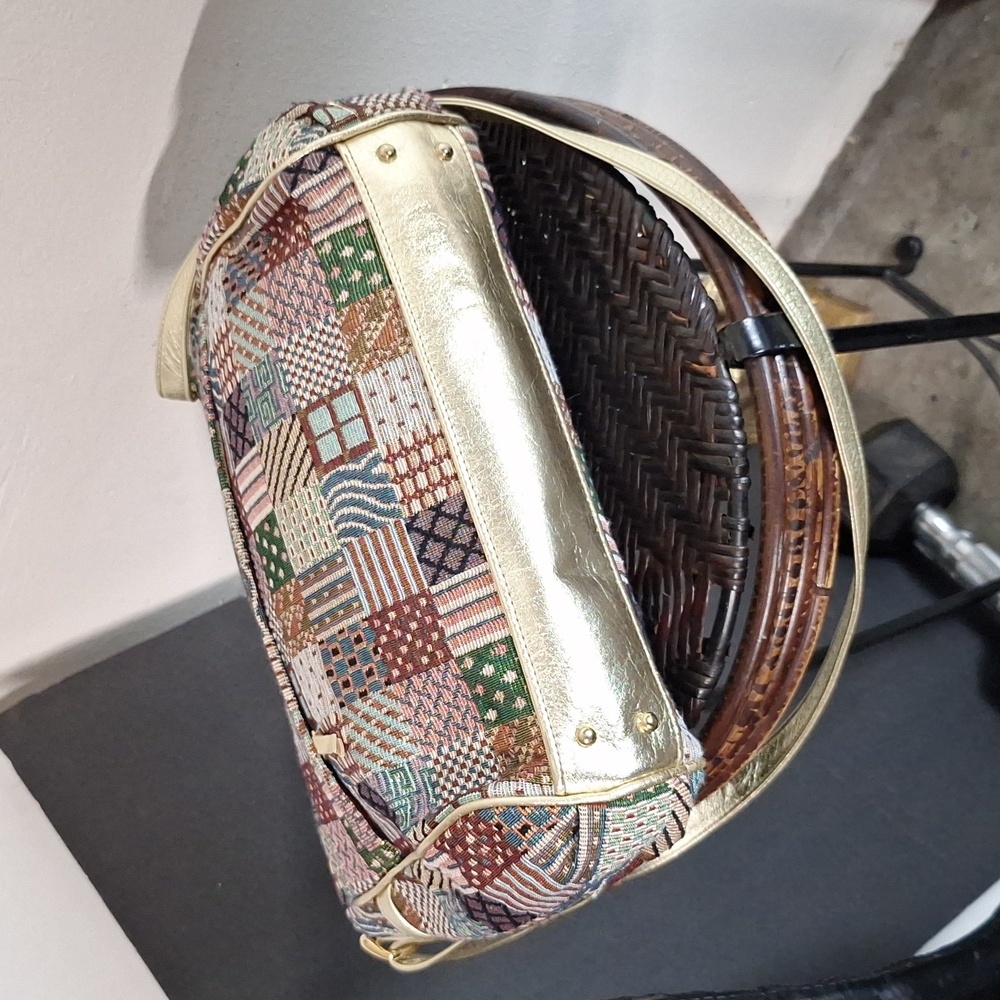 SAS Multicolor Patchwork Shoulder Bag - Picture 9 of 16